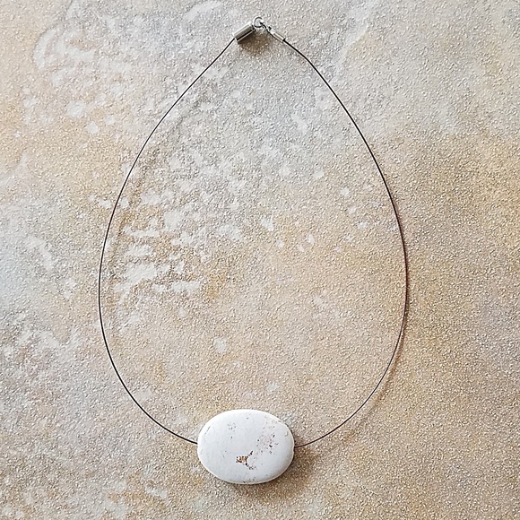 D.Leigh Jewelry - White Jasper Necklace - Chakra